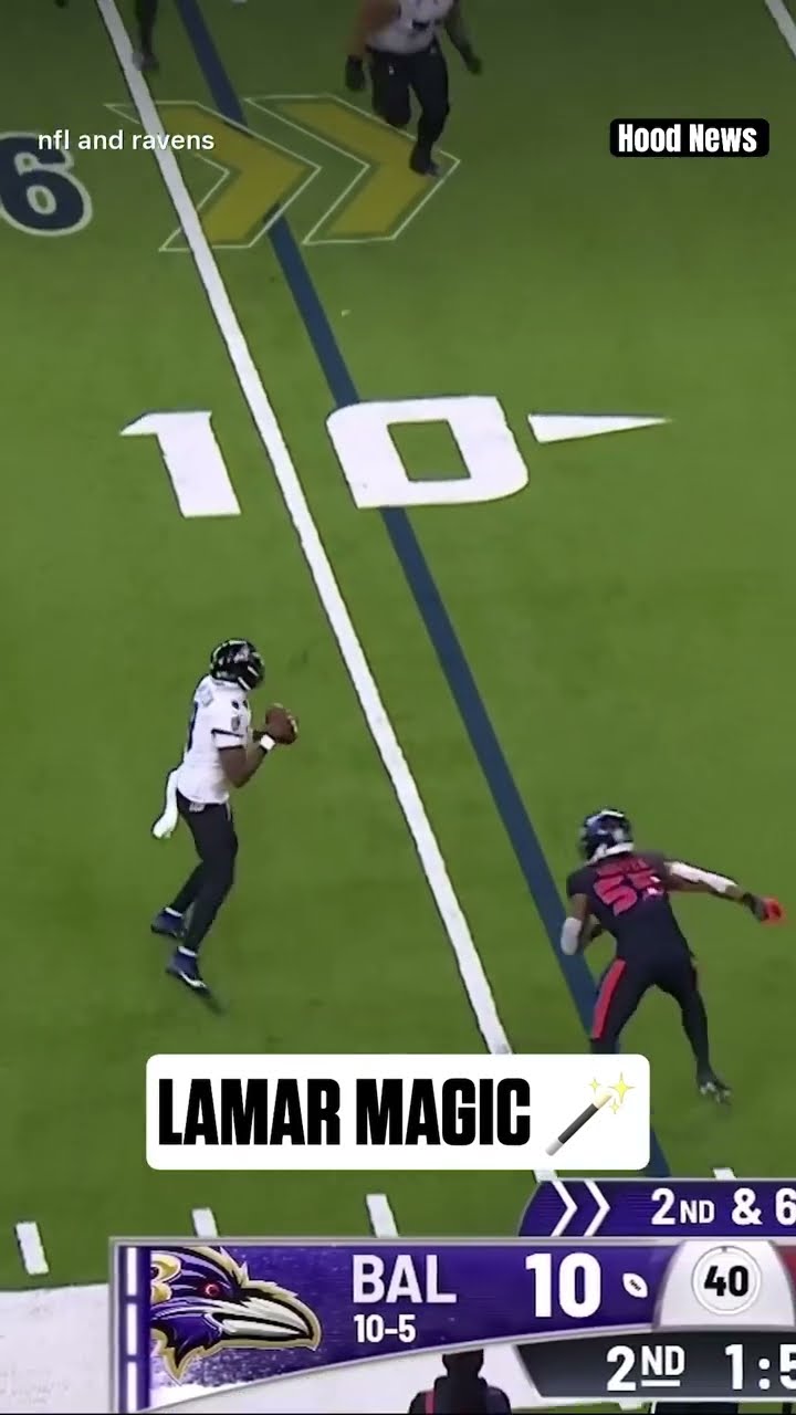 He had so much time ⏰ #hoodnews #lamarjackson #isaiahlikely #ravens #texans #football #highiq #omg