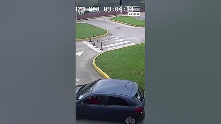 Woman crashes #car during #drivingtest