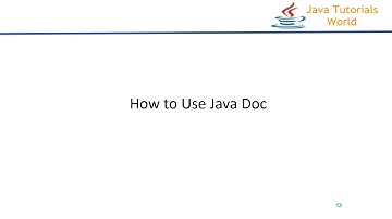 How to Generate JavaDocumentation using java doc tool - java doc command