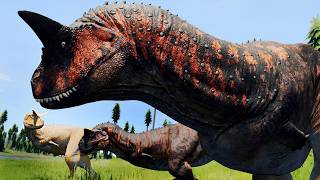 ELDER Carnotauro: Terrores com Chifres, Elder REX e a MANADA dos Bajadossauros | The Isle 🦖