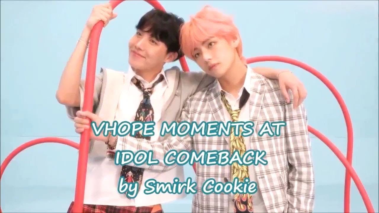 VHOPE MOMENTS AT BTS IDOL COMEBACK