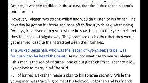 Kyz Zhibek (Text) Excel 8 Module 5