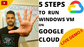 Google Cloud Platform Beginner Series - Lesson #3 | 5 Steps to Run Windows VM on GCP - Live Demo !!