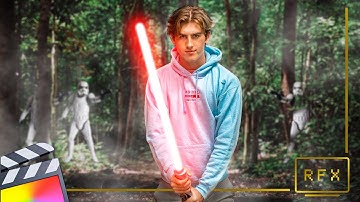 BEST LIGHTSABER PLUGIN for Final Cut Pro X!!