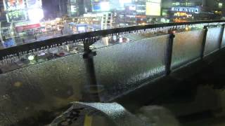 Ice storm timelapse video