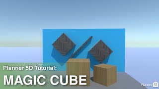 Magic Cube Tutorial by Ayuh | Planner 5D app (Android 📱)