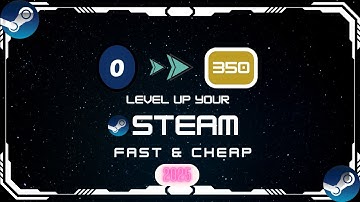 How to Level Up Your Steam Account FAST (Earn Rewards + Profile Boost) 2025