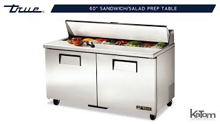 True 60” Sandwich/Salad Prep Table