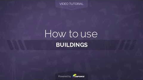How to use Buildings  templates in AinTrailers v3 | Video Tutorial [After Effects]