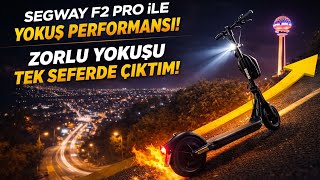 Segway F2 Pro Yokuş Testi Bu Yokuşu Tek Seferde Çıktı