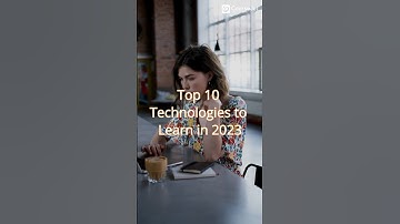Top 10 Trending Technologies to Learn in 2023. #shorts #courses #training #technology #top10 #job
