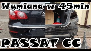 Wymiana zderzaka Passat CC demontaż bumper remove