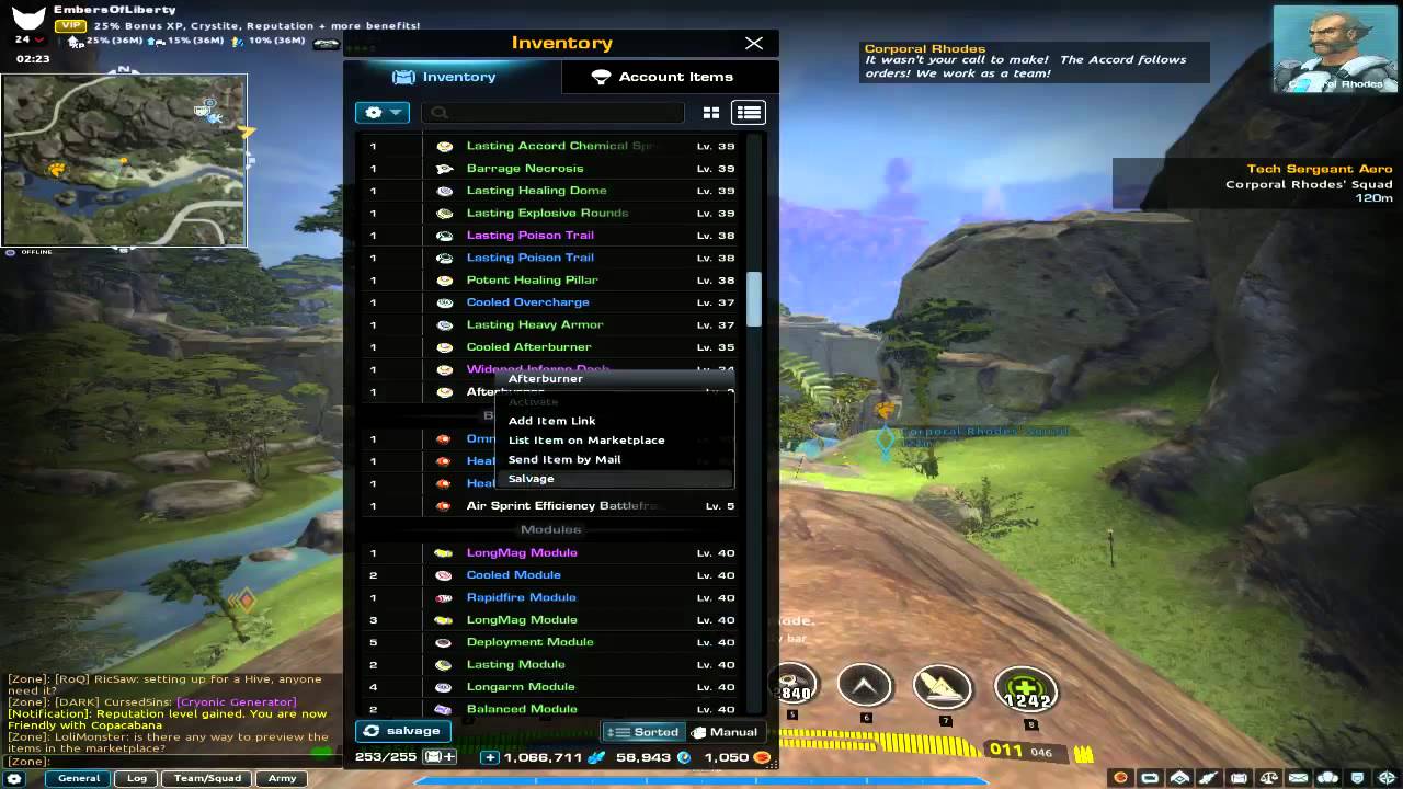 Firefall PvE ARES Jobs Revisit Copacabana Northern Shores Thump Dump