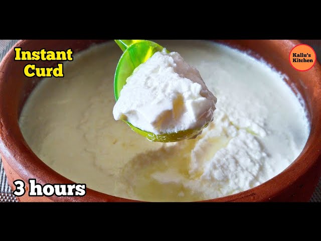 How To Make Curd Instantly