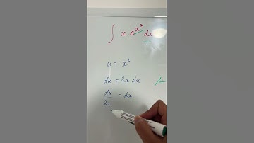 Integrate xe^(x^2)dx #math #calculus #integration #integral #antiderivative #usubstitution