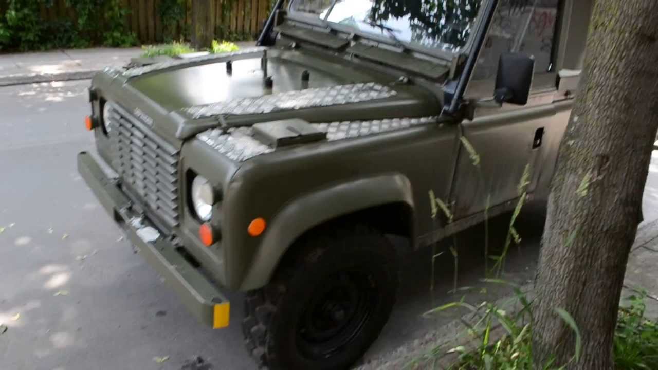 Military Vehicles For Sale Canada >> 1990 LAND ROVER DEFENDER MILITARY RADIO CAR - YouTube Military Vehicles For Sale Canada >> 1990 LAND ROVER DEFENDER MILITARY RADIO CAR - YouTube