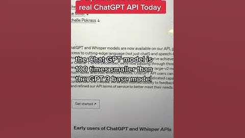 The Real ChatGPT API is out now!