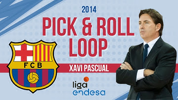 FC Barcelona 🇪🇸 Pick & Roll Loop Offense // Xavi Pascual 2014