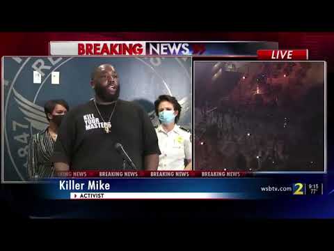 Killer Mike's Emotional Speech at Atlanta Mayor's Press Conference