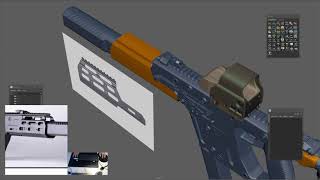 Maya | Hardsurface Modeling | Kriss Vector AEG | MK1 Modular Rail and Vertical Foregrip | Part 01