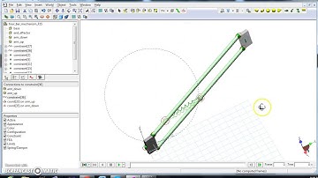 Howto SimWise 4D: 4 bar With Springs Part 2