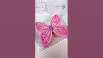 Create a gorgeous Butterfly Cake with Flexi Frost! 🦋 #cake