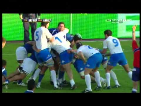Rugby Italia vs Samoa (24-6) Test Match 2009 1 Tempo