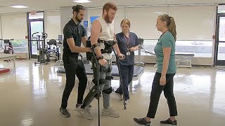 ReWalk exoskeleton therapy at Helen Hayes Hospital