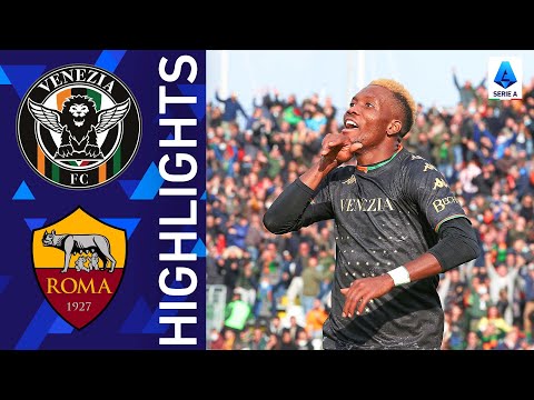 Venezia AS Roma Goals And Highlights
