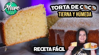TORTA DE COCO SÚPER TIERNA, ESPONJOSA Y HÚMEDA 🥥🤩 | Receta Fácil | Muve Flavors