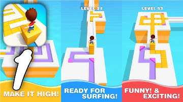 Stack Maker Gameplay Walkthrough #1 - Level 1 ~ 25 (Android, IOS)
