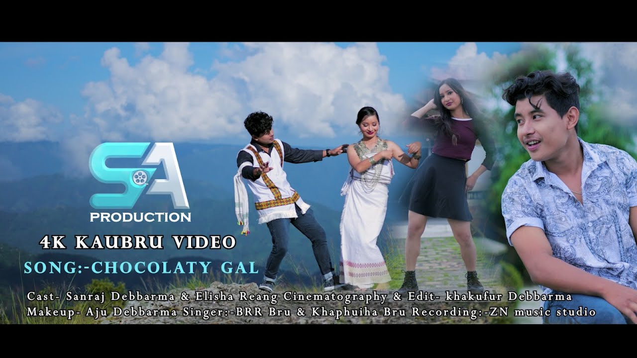 Chocolate Gal ll Full Official Kaubru Music Video 4k ll Sanraj  Elisha  2023