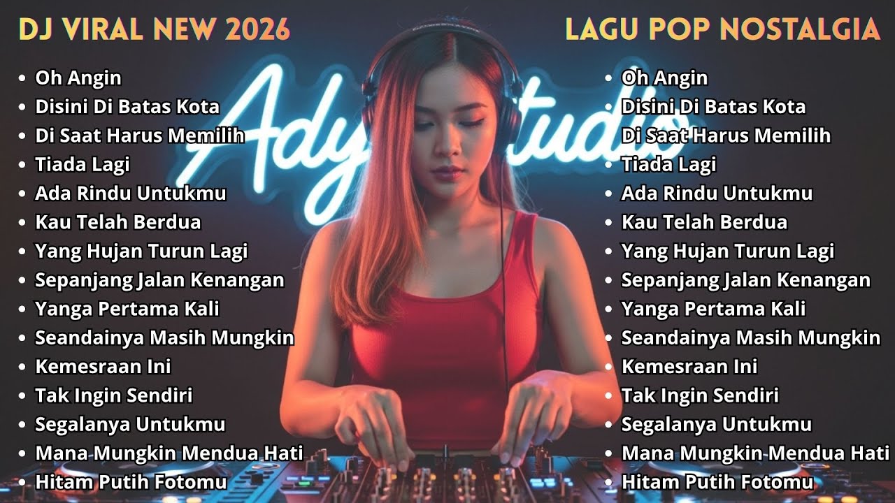 🔴 LIVE | DJ REMIX NOSTALGIA | Lagu Pop Lawas Indonesia Terbaik & Terpopuler 🌹 Tembang Kenangan 2026