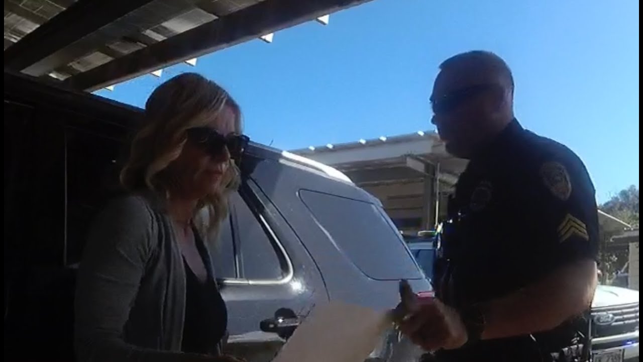 Police body camera footage of Lori Vallow Daybell being pulled over in Hawaii