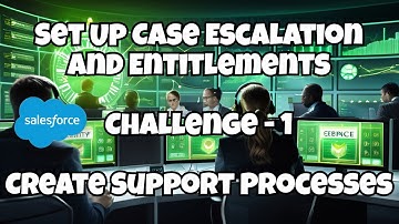 Set Up Case Escalation and Entitlements | Salesforce | Create Support Processes | Challenge 1