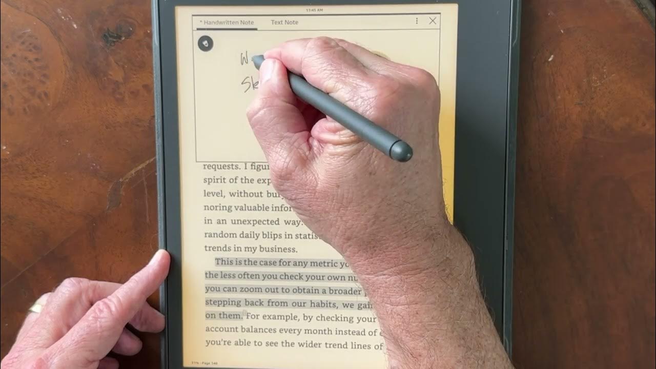 Kindle Scribe The Joy of Sticky Notes YouTube