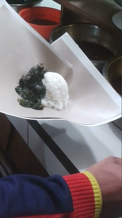 Cara bungkus nasi padang