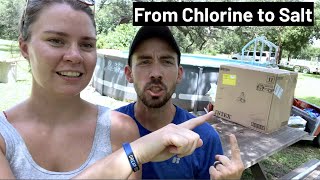 Converting Our Traditional Chlorine Pool to a Salt Water Pool