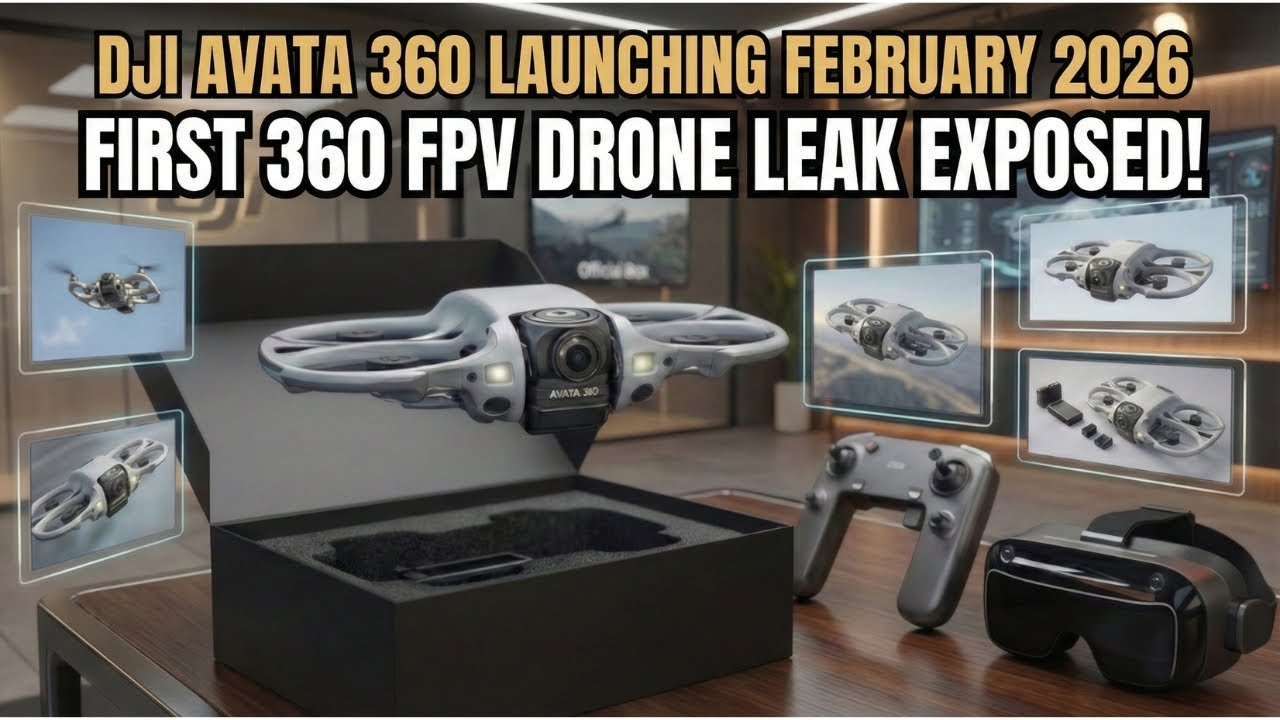DJI Avata 360 Launching February 2026 | First 360 FPV Drone Leak