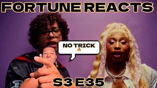 Fortune Reacts | S3 E35 | Luh Tyler - No Trick ft. Trim (Official Music Video Reaction)
