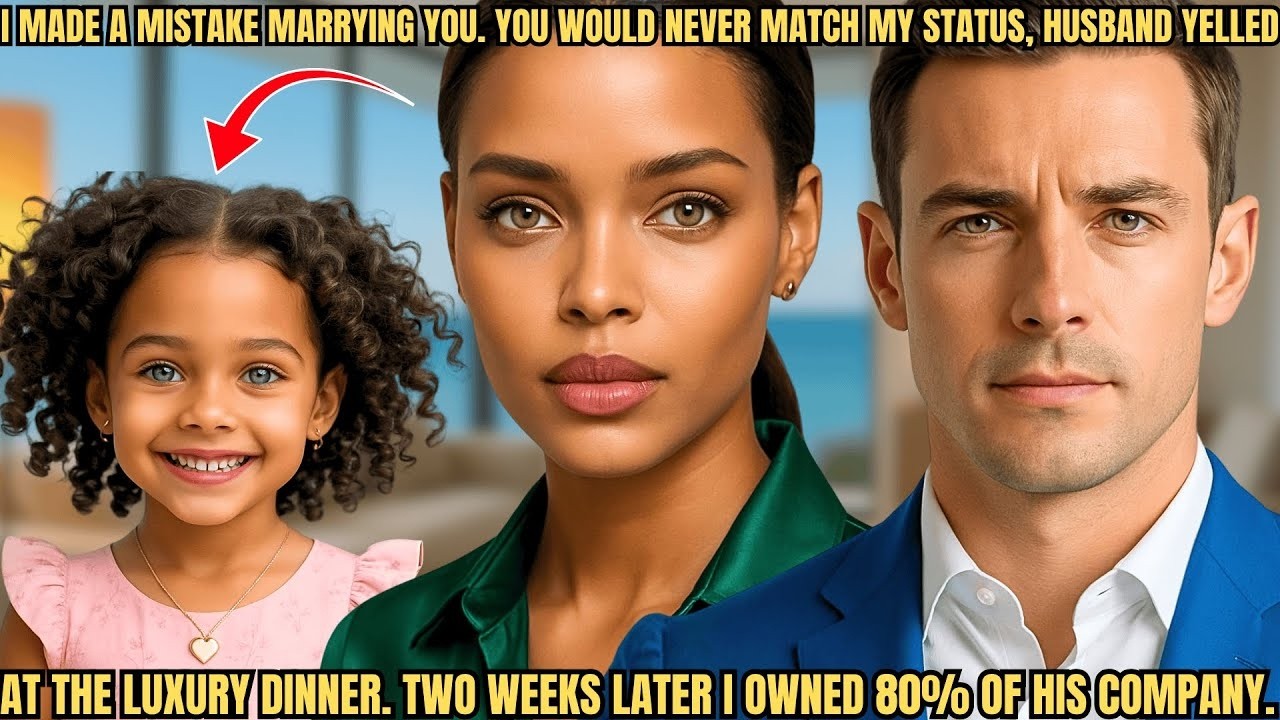 I Made a Mistake Marrying You  You Would Never Match My Status, Husband Yelled at the Luxury Dinn