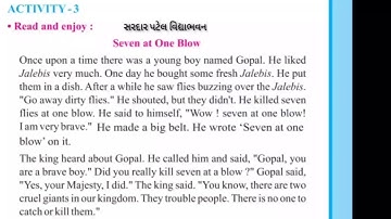 Std 7 // English Unit 2Textbook How many did you Activity 1B, Activity 3  Lec  6