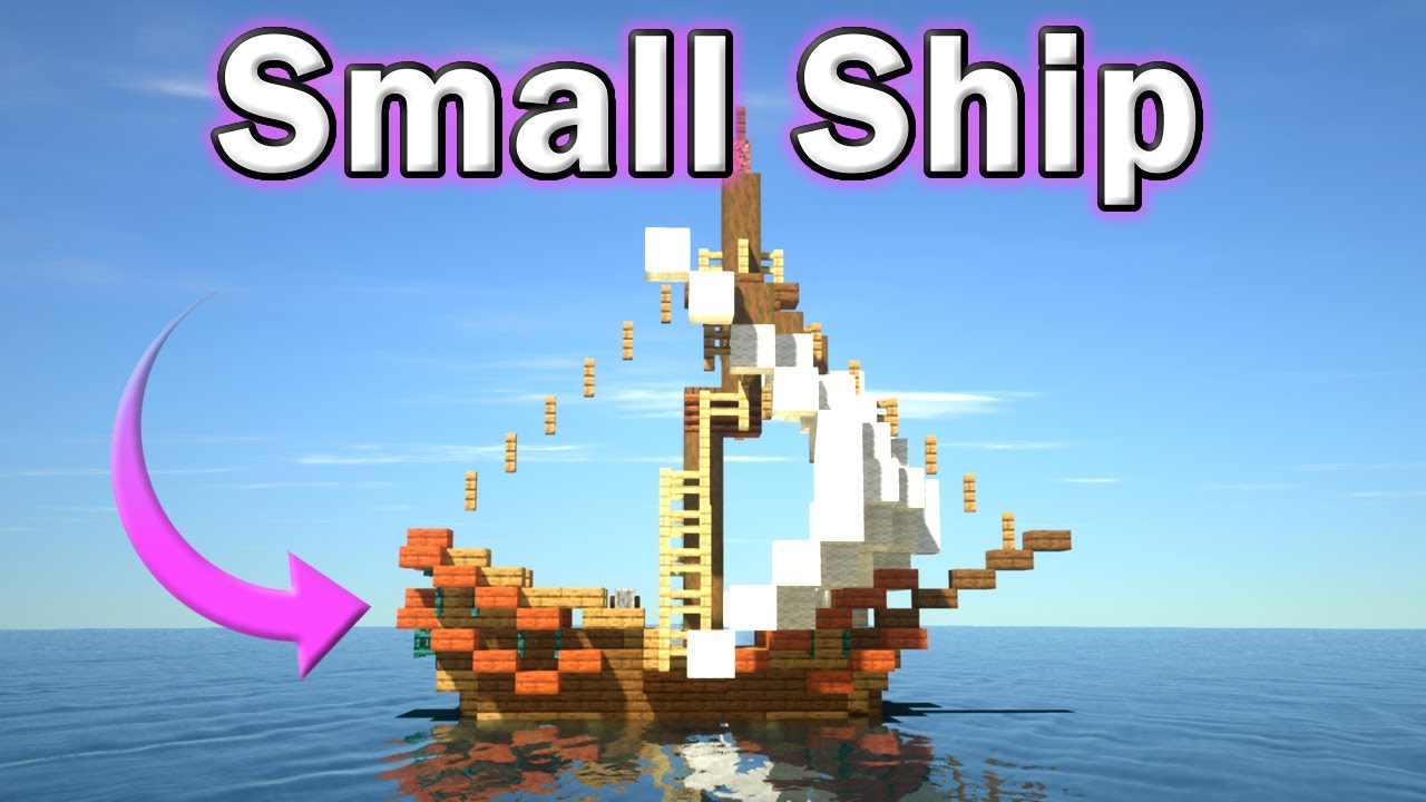 minecraft sailboat tutorial