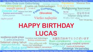 Lucas   Languages Idiomas - Happy Birthday
