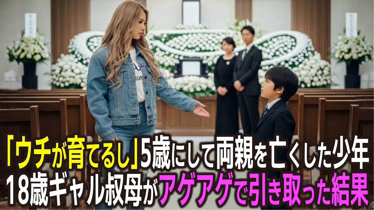 「ウチが育てるし」5歳で両親を亡くした少年。親戚の18歳ギャル叔母が引き取った結果...