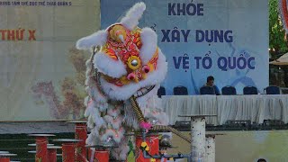 Con Gái Múa Lân Thi Đấu Nhảy Mai Hoa Thung Giải Lân Sư Rồng Quốc Gia 2024 / Lion Dance Barongsai