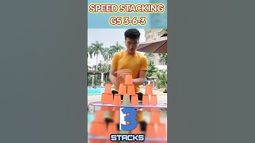 A Crazy Fast Speed Stacking G5 3-6-3 in 2.216 Seconds! #shorts