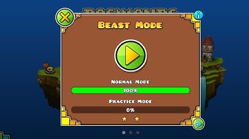 Geometry Dash World - Dashlands level 2: Beast Mode