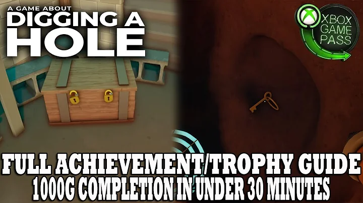 A Game About Digging A Hole Full Walkthrough | ALL Achievement / Trophy Guide