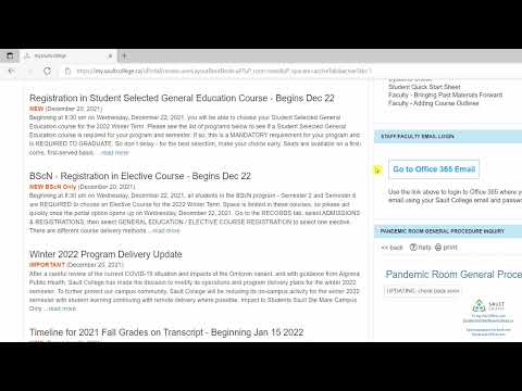Success Snippets   Locating LMS and Email through the Student Portal